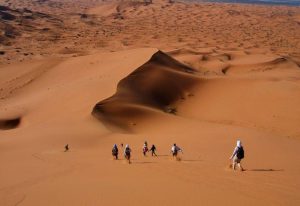 Ouzina desert in Morocco